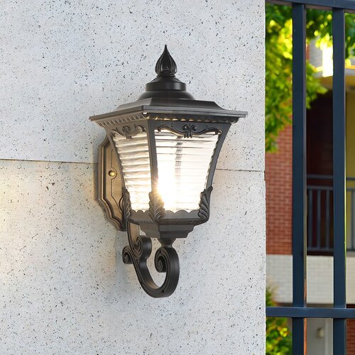 太阳能户外庭院壁灯免布线壁灯墙壁灯防水壁挂灯欧式led壁灯