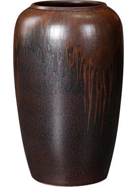 欧式复古创意陶艺陶瓷器落地大花瓶客厅家居软装饰品酒店摆件插花