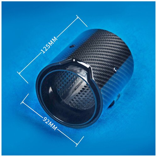 厂家汽车改装配件排气管碳纤维尾喉适用宝马M不锈钢尾喉消音器