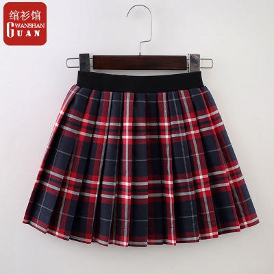 女童百褶裙夏季短裙班服校服幼儿园园服儿童裙子女孩子英伦学院风