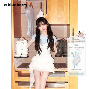 田曦薇秀场同款A blueberry26夏新品碎花吊带女夏季外穿无袖上衣