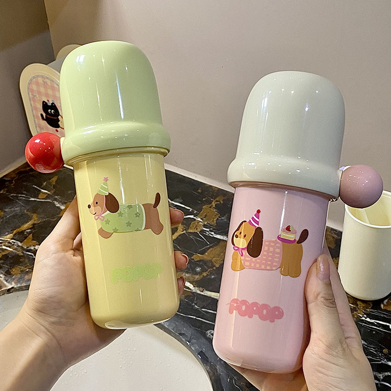 卡通旅行洗漱杯套装刷牙杯漱口杯三合一便携式牙杯牙具盒旅游杯子