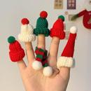 装 饰圣诞新年迷你小棒棒糖小帽子小帽子帽小 饰手指围巾围巾玩偶装