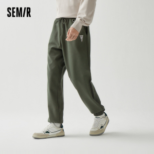 男秋季 马利森马休闲裤 新款 oversize时尚 潮 束脚长裤 商场同款