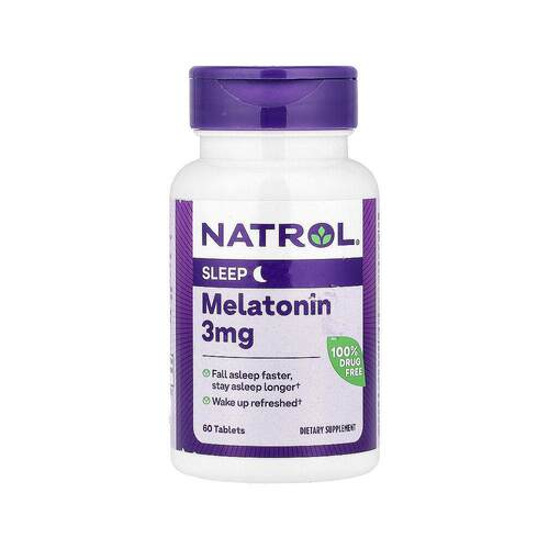 香港直n发altro耐趣褪黑LRS荷尔蒙间夜睡眠辅助剂60片褪黑素色素