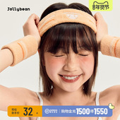 jollybean bean 儿童运动腕带26春止汗毛巾布刺绣腕带 tennis