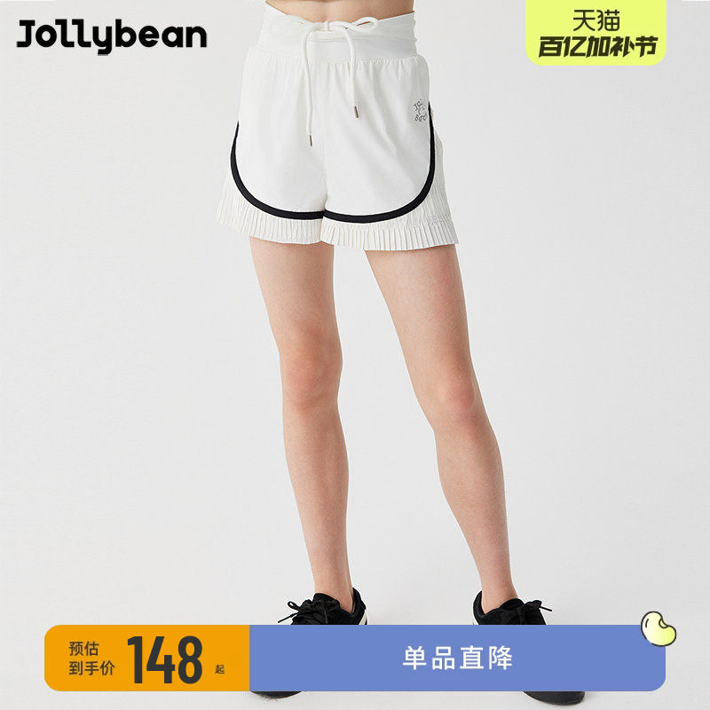 jollybean丨女童打褶运动热裤26夏季新款透气速干运动短裤pleated