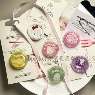 新款pps捏捏款凯蒂猫捏捏泡泡恰怕狗磁吸伸缩气囊支架美乐蒂啪嗒