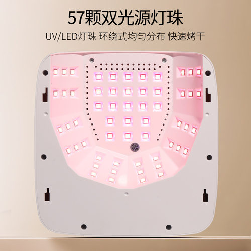 充电款S40大功率光疗机大功率速干红光感应美甲机LED UV美甲烤灯