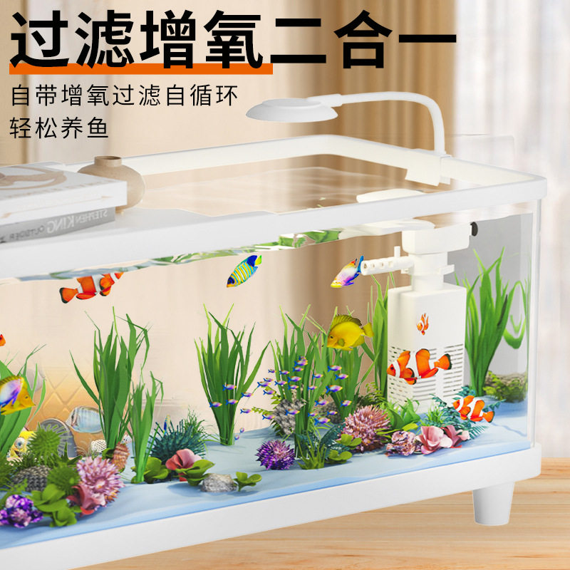 鱼缸小型客厅生态造景过