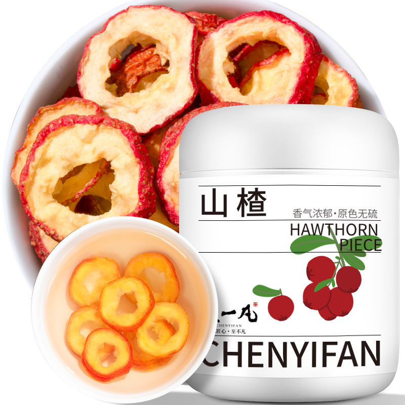 陈一凡山楂干 新货无核山楂干新鲜泡水泡茶干山楂片 100g
