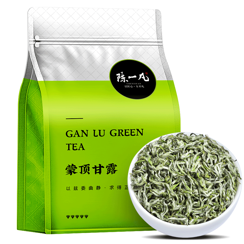 陈一凡蒙顶甘露茶叶 2024新茶碧螺春新茶 特级明前绿茶 头采嫩芽