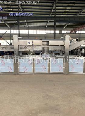 全自动牛蛙油炸流水线 蛙连续牛式蛙电加UBX油炸机 热牛油炸设备