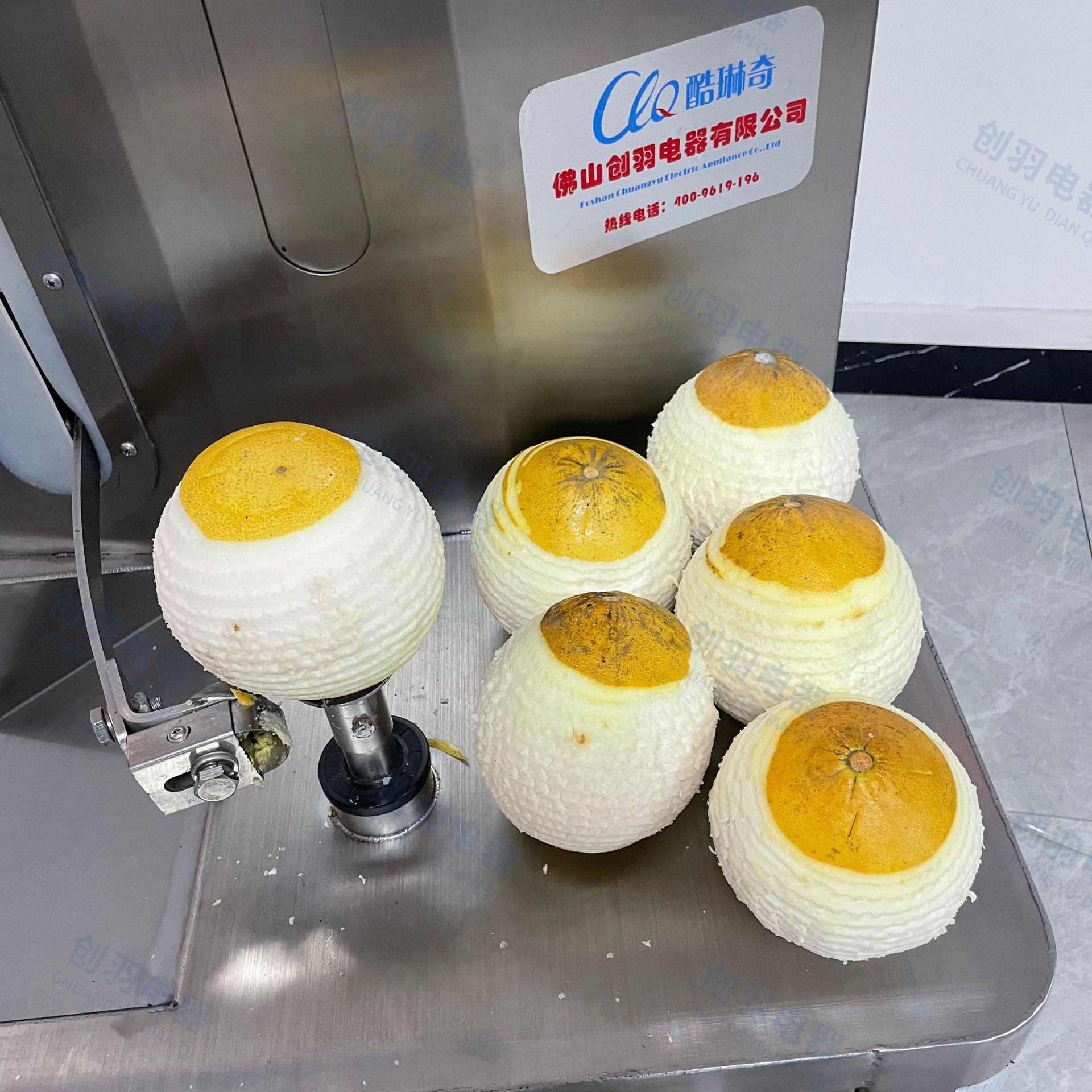 全自动商用自动压料气缸柚子削皮机 瓜果南瓜蜜瓜芋头去皮机工厂