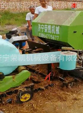 玉米秸秆打包机产包厂 青贮秸秆家苜蓿草打机 青饲料储生SWQ存打