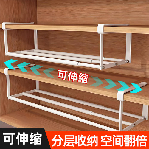 可伸缩鞋架家用鞋柜置物架