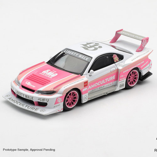 MINIGT 1:64 日产尼桑SILVIA S15 LBWK超级剪影 1239合金车模型