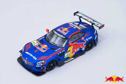 RM犀牛 1:64 奔驰AMG GT S改装 红牛涂装赛车合金车模型收藏