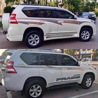 10-22年普拉多2700/3500/4000霸道LC150车身彩条拉花/字母贴原厂
