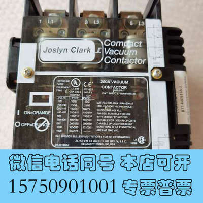 全新德国原装进口Joslyn Clark克拉克真空接触器，型号C询价