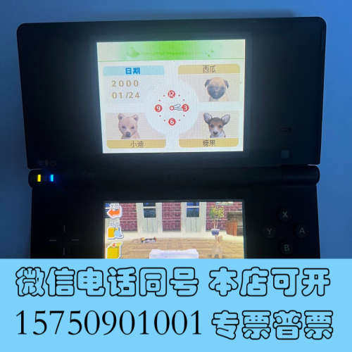 全新神游iQue  DS实物如图，功能正常下面屏幕有条印询价