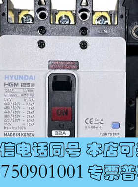 全新HYUNDAU原装正品HYDUNDAI 塑壳断路器 HGM1询价