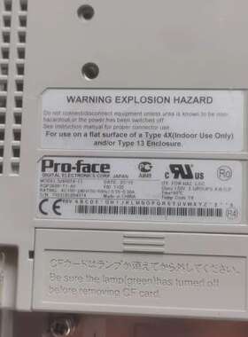 原装拆机Pro-face普洛菲斯AGP3600-T1-AF，