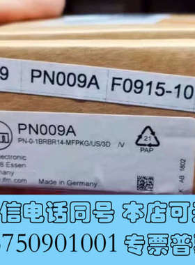 全新IFM PN009A 易福门压力传器 PN-0-1BRBR1询价