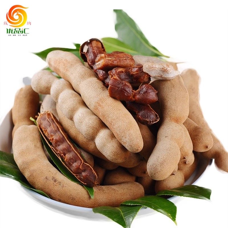 西双版纳带壳甜酸角大果网袋新鲜甜角500g孕妇罗望子可口傣家特产