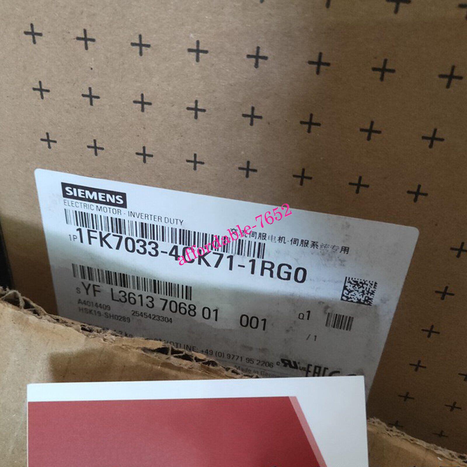 原装供应1FK7033-4CK71-1RG0伺服电机