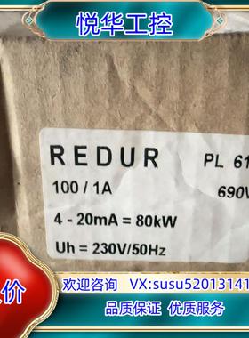原装REDUR功率测量模块PL616 100/1A 690V议