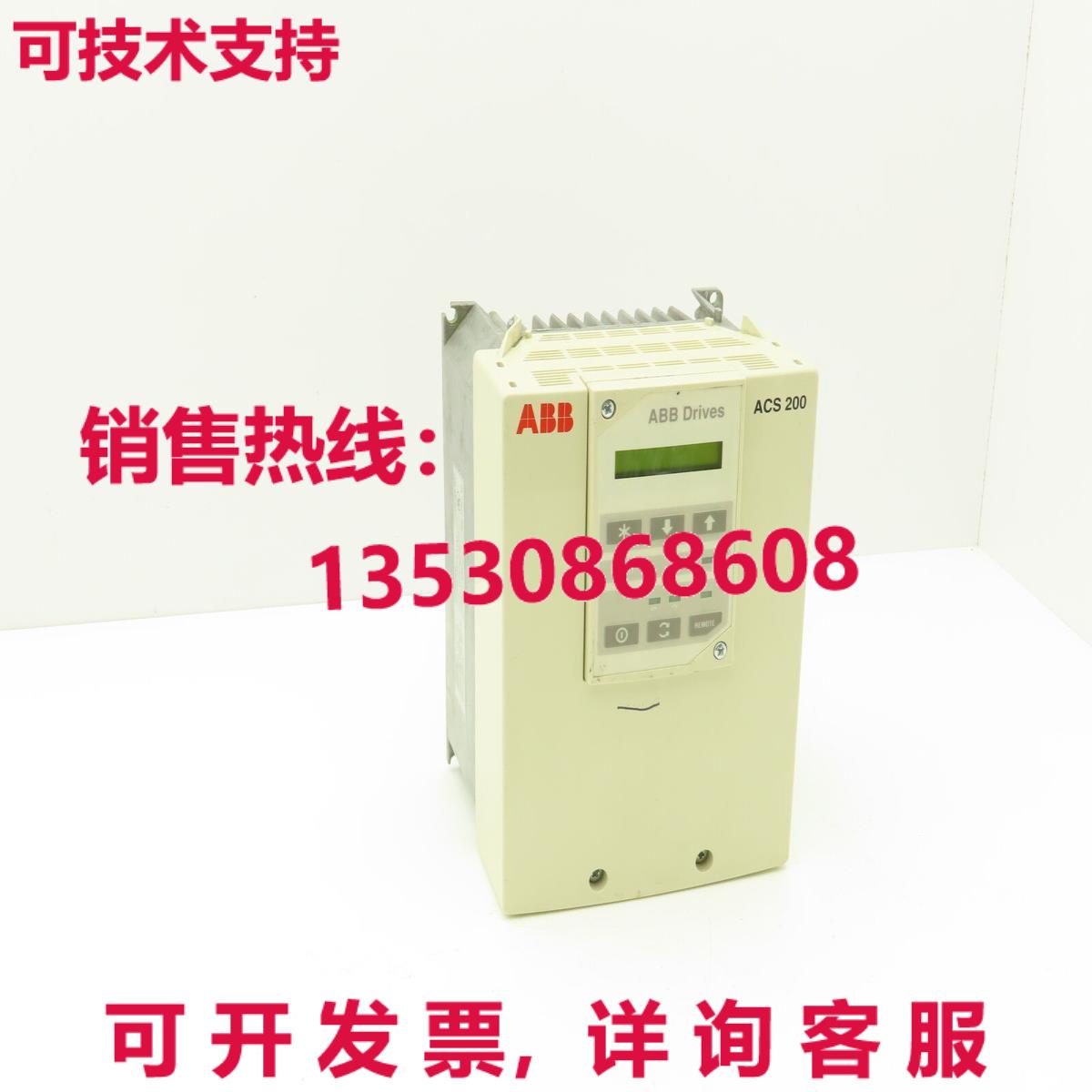 ABB ACS201-1P6-3-00-10 ACS 200 AC VFD 驱动器 1HP 480V 3PH 破