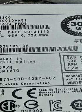 原装 DELL ST600MP0005 2.5寸 300G