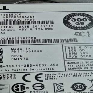 原装 DELL ST600MP0005 2.5寸 300G