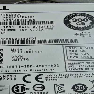 原装 DELL ST600MP0005 2.5寸 300G