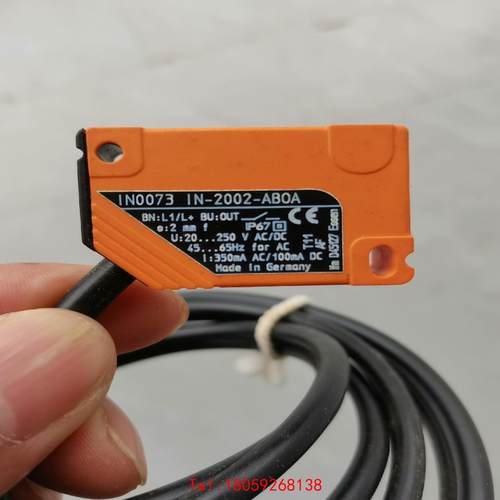 【非标价】IN0073  IN-2002-AB0A   ifm易福门传