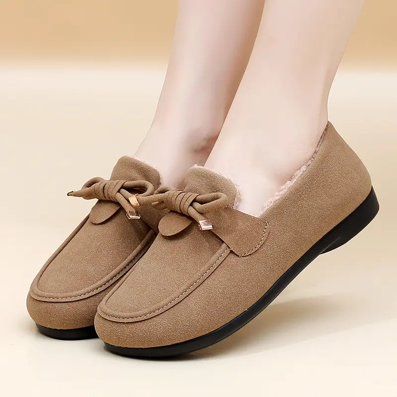 【升级版】加绒豆豆鞋韩版冬季