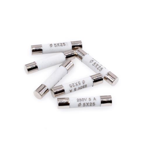 陶瓷保险丝管5*25mm 0.5A/1A/v2A/3A/4A6A10A20A 250V RO55熔断器