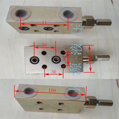 液压 双向 平衡阀25160 25220 25330A BF 油缸锁工程吊车 锁阀