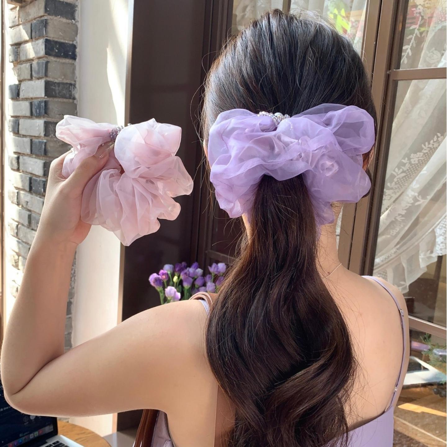 大肠发圈女高级感2026新款头绳女