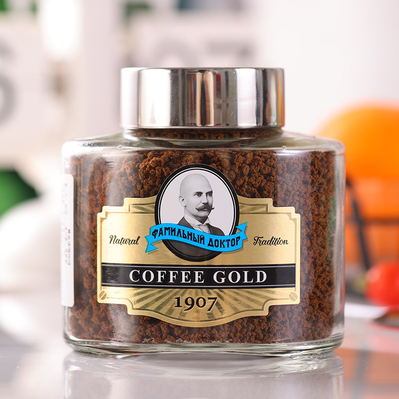 俄罗斯老教授速溶冻干咖啡100g【团座】