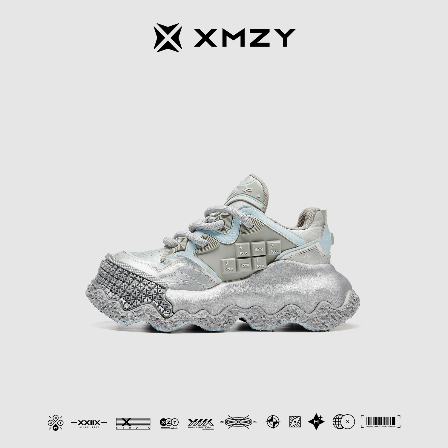 【超新星】XMZY2025秋季新款原创时尚厚底设计休闲老爹鞋男女同款