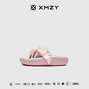 遥寻 新款 XMZY2025夏季 女 原创设计师款 串珠甜美风厚底外穿拖鞋