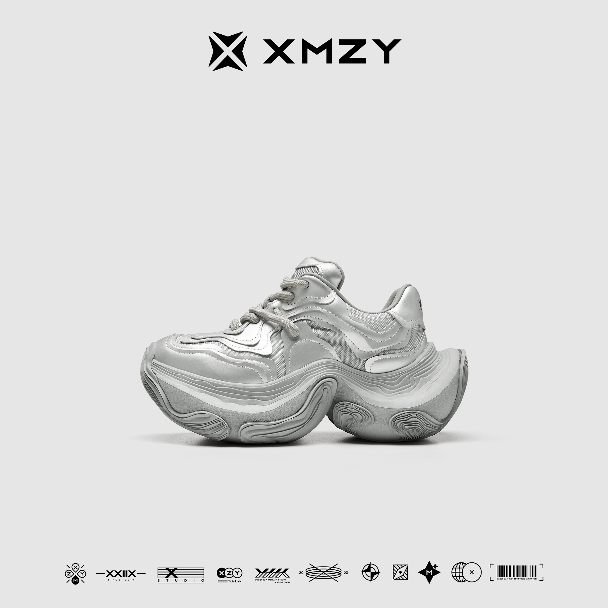 XMZY原创嘻哈街头设计老爹鞋女