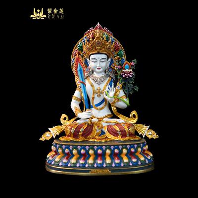 紫金莲黄铜祝福尼泊尔