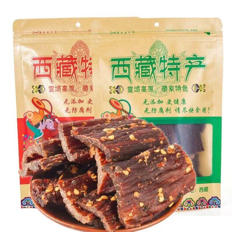特产风干牦牛肉干风味香辣手撕高原特产非牛肉麻辣休闲小零食