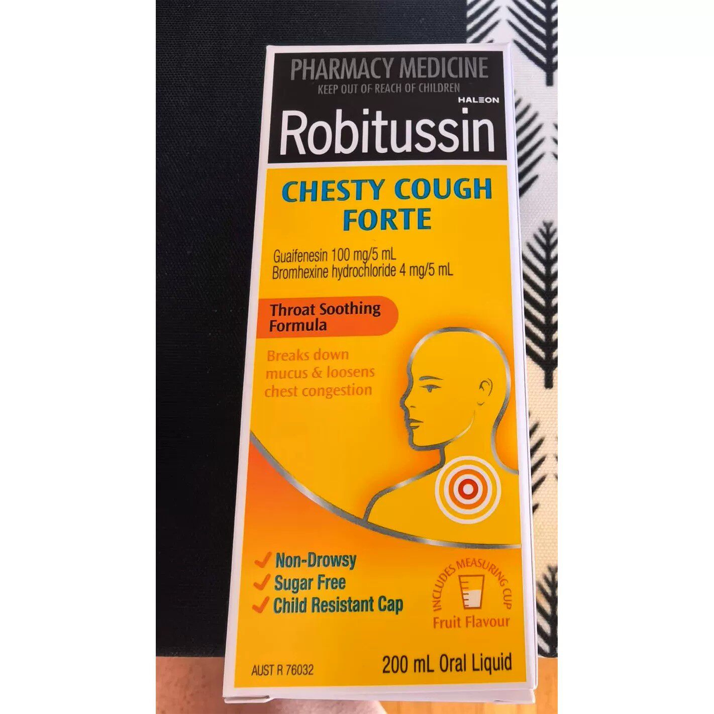 澳洲直邮Robitussin罗比图松止咳化痰口服液缓解胸闷稀释浓痰咳1
