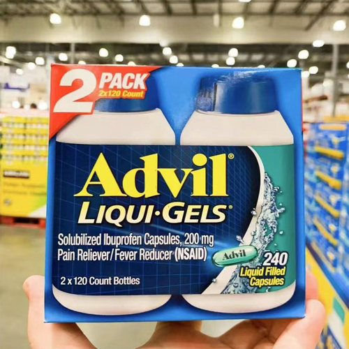 美国溯源-Advil布洛芬止痛退烧头痛背痛关节痛月经痛 缓解感冒