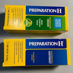 美国溯源●PREPARATION H 白宫强力痔疮膏啫喱膏去肉球便血肛裂