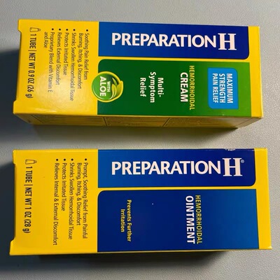 美国溯源●PREPARATION H 白宫强力痔疮膏啫喱膏去肉球便血肛裂
